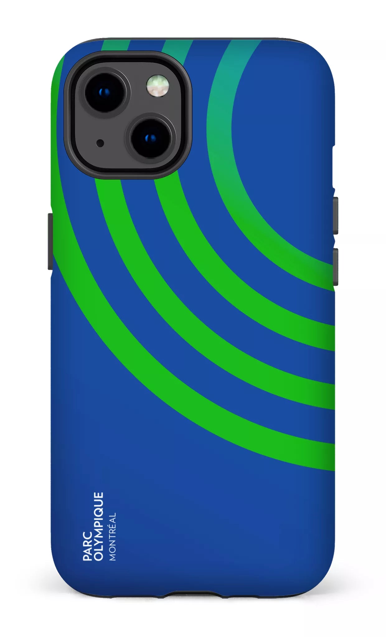 iPhone 13 Tough Matte Parc Olympique - Logo Bleu -