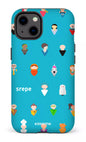 iPhone 13 Tough Matte Personnages Turquoise -