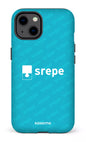 iPhone 13 Tough Matte SREPE Pattern Turquoise -