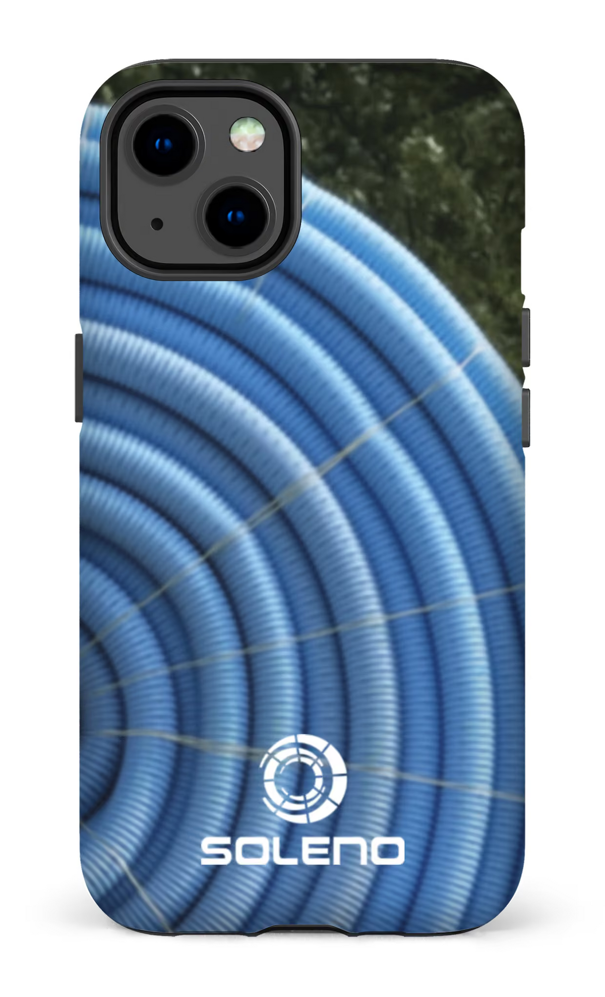 iPhone 13 Tough Matte Soleno tuyau bleu -