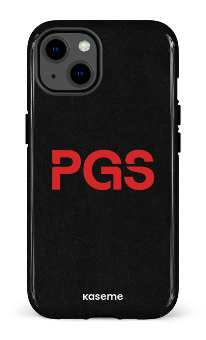 iPhone 13 Tough PGS Noir&Rouge -