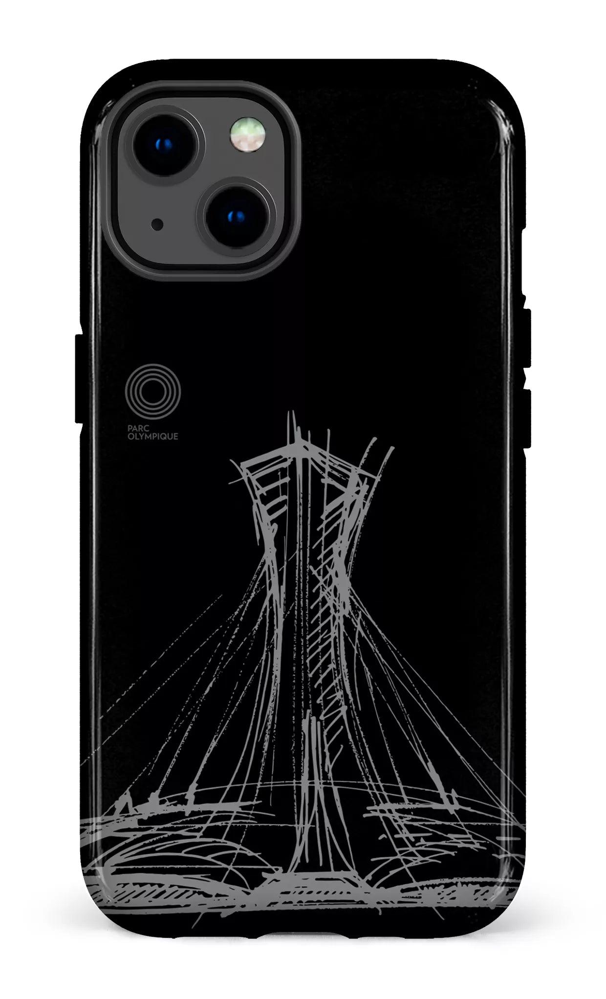 iPhone 13 Tough Parc Olympique - Croquis Noir -