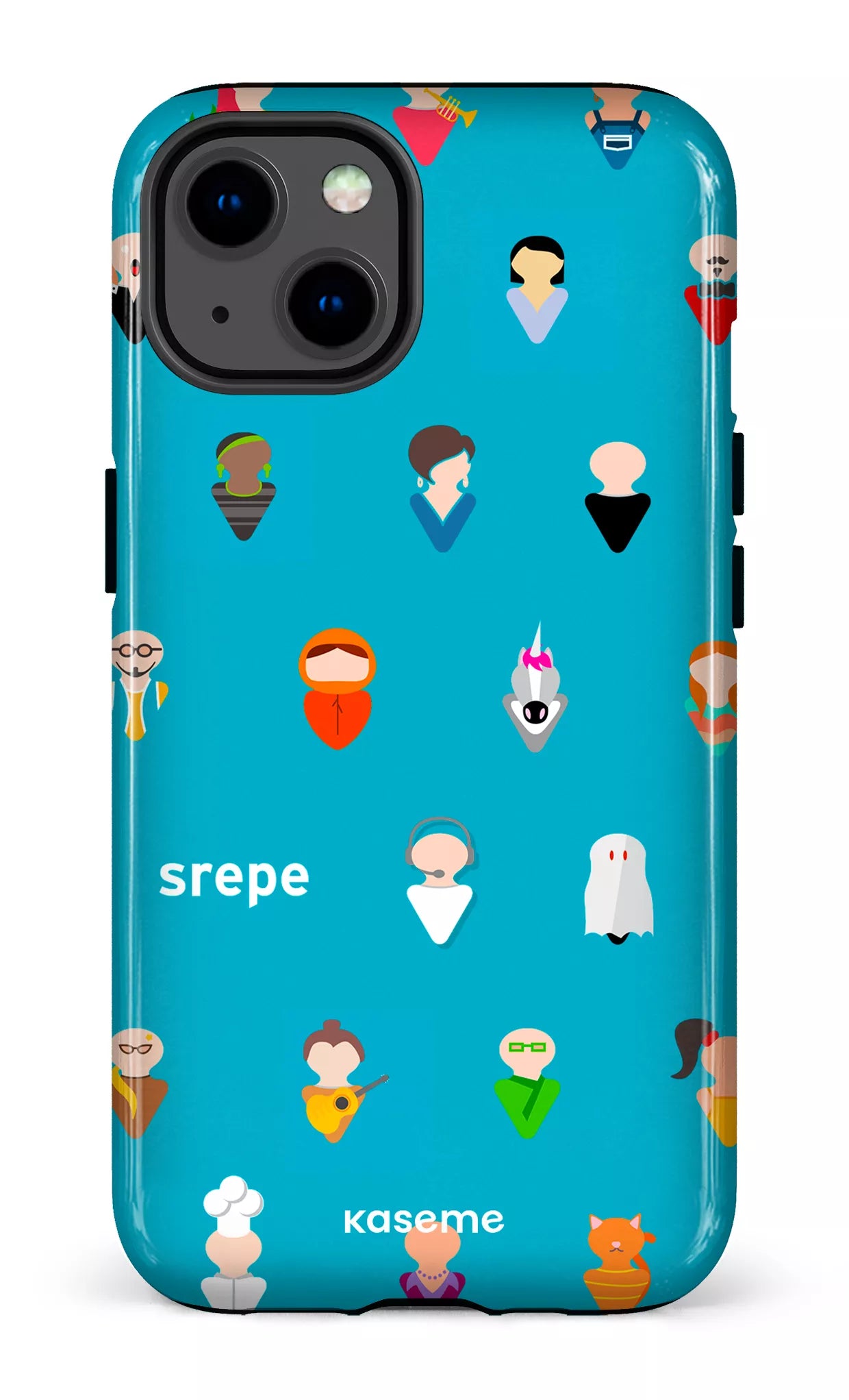 iPhone 13 Tough Personnages Turquoise -