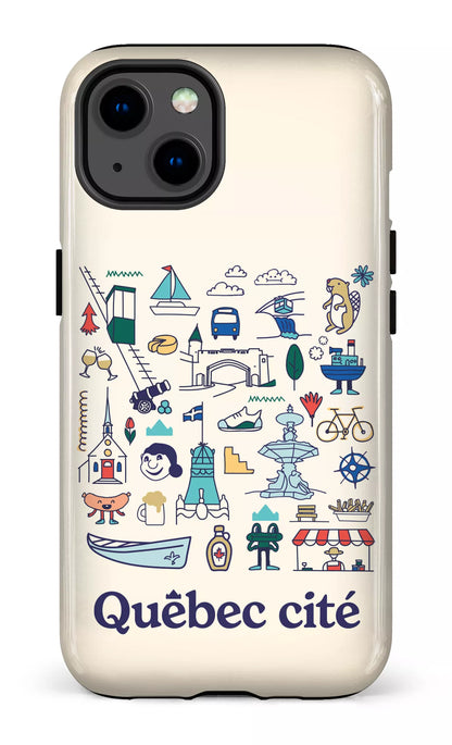 iPhone 13 Tough Québec illustré -
