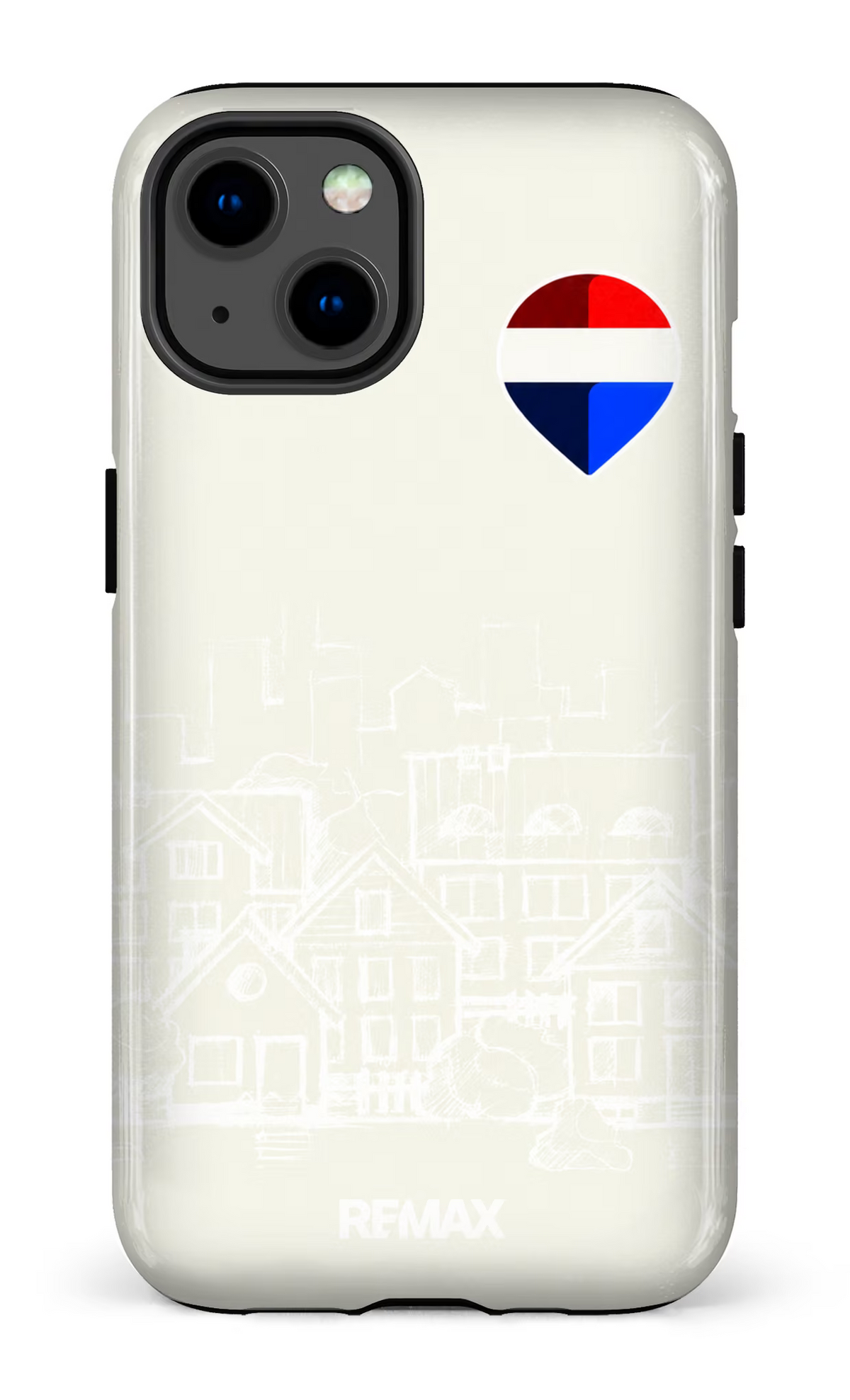 iPhone 13 Tough Remax Sketch Beige -