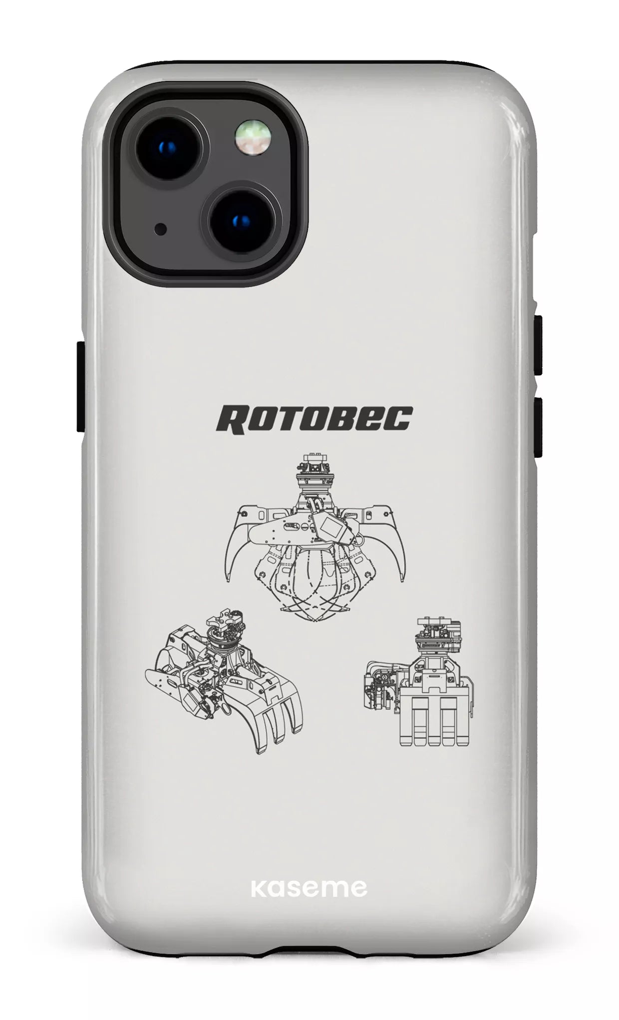 iPhone 13 Tough Rotobec Gris -