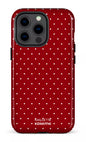 iPhone 13 pro Tough Ditsy Rouge x Mallette -