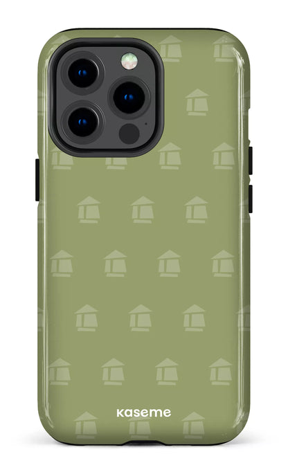 iPhone 13 pro Tough Flordeco motif sauge -