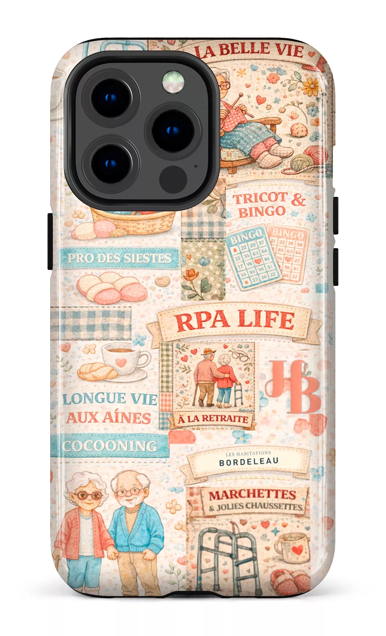 iPhone 13 pro Tough HB Courtepointe -