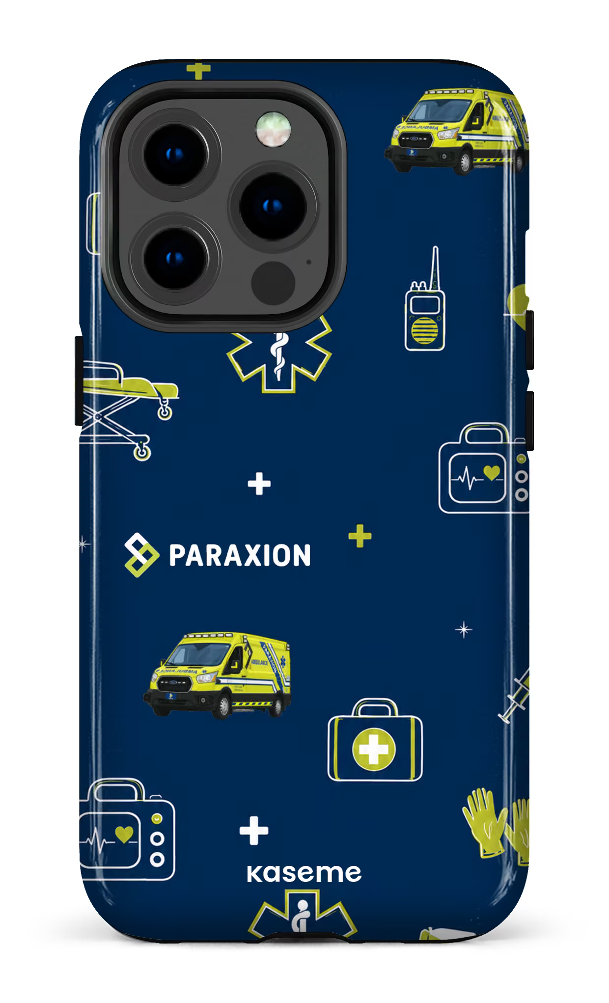 iPhone 13 pro Tough Icônes bleu Paraxion -