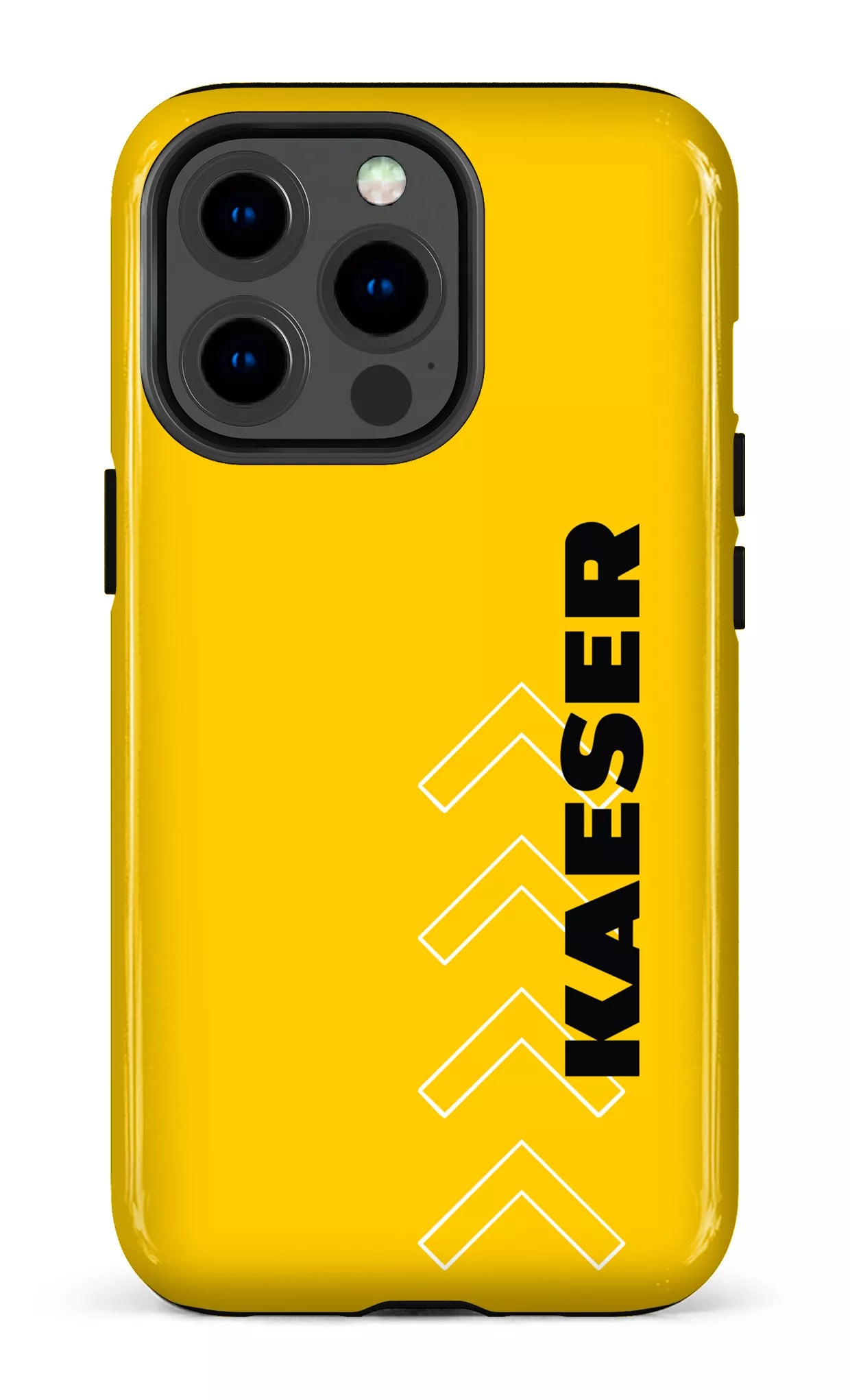 iPhone 13 pro Tough Kaeser Flèches Jaune -