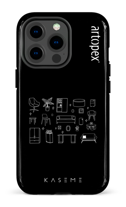 iPhone 13 pro Tough L'essentiel noir par Artopex -