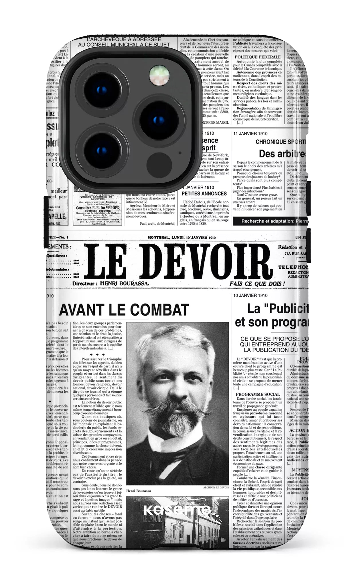 iPhone 13 pro Tough Le Devoir — Premier édito -