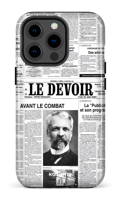 iPhone 13 pro Tough Le Devoir — Premier édito -