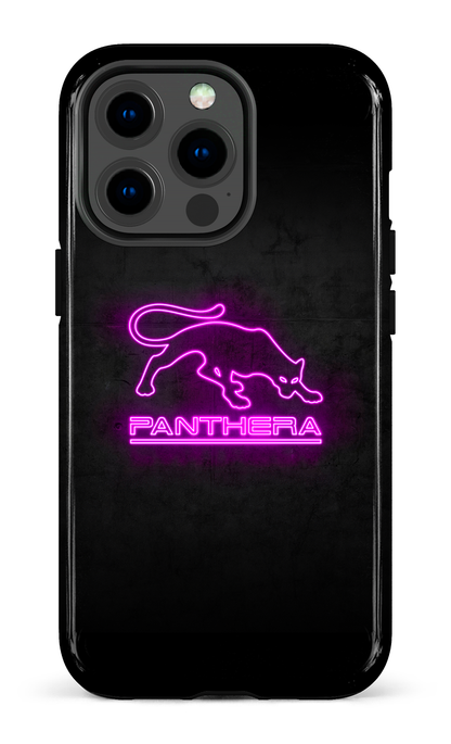iPhone 13 pro Tough Panthera Logo Neon -