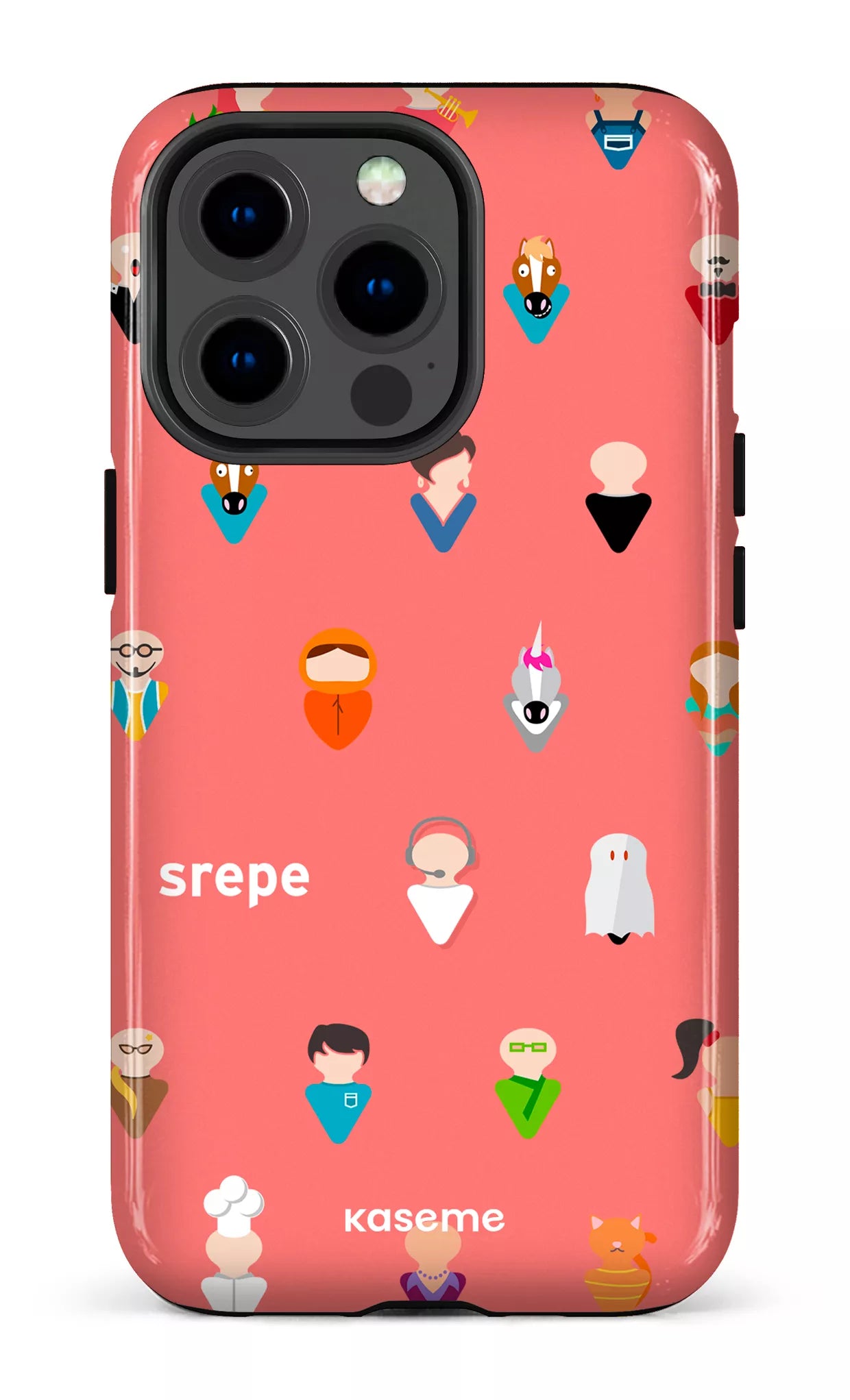 iPhone 13 pro Tough Personnages Saumon -