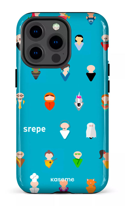iPhone 13 pro Tough Personnages Turquoise -
