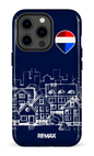 iPhone 13 pro Tough Remax Sketch Bleu -
