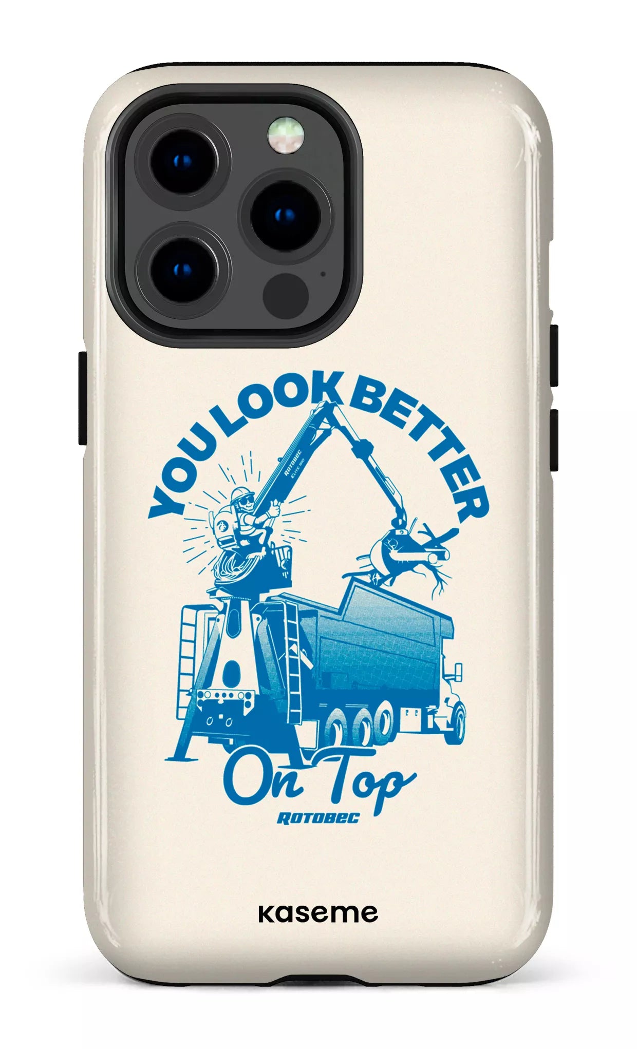 iPhone 13 pro Tough Rotobec Beige -