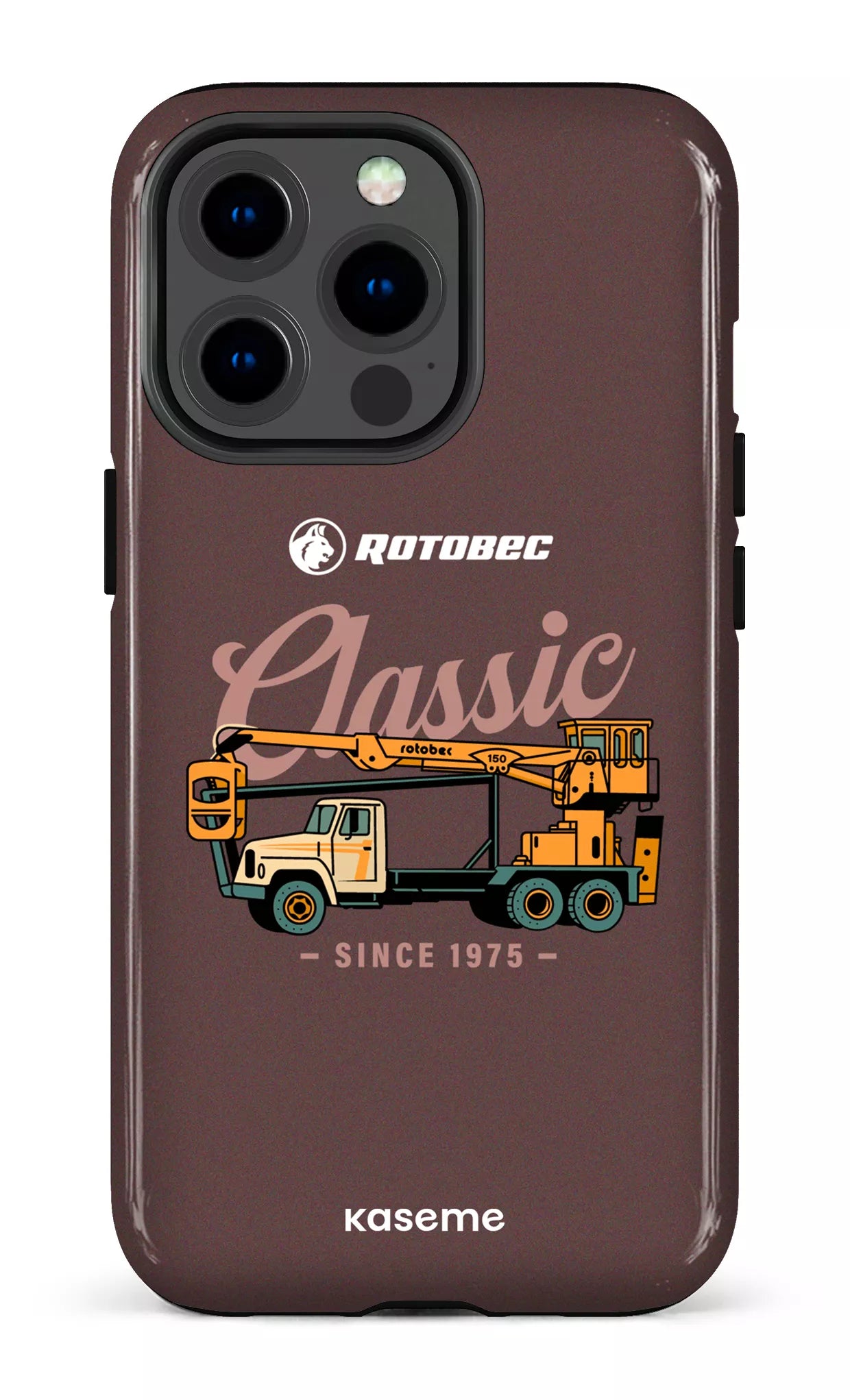 iPhone 13 pro Tough Rotobec Brun "Classic" -