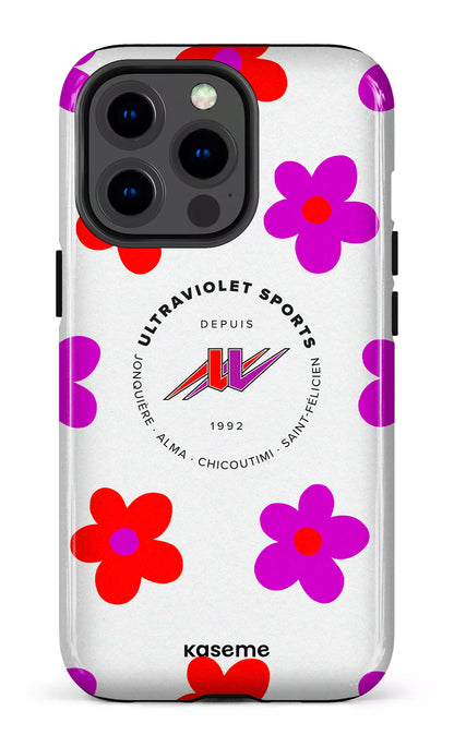 iPhone 13 pro Tough UltraViolet Fleurs -
