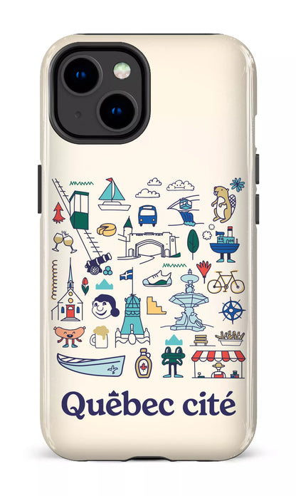 iPhone 14 MagSafe - Impact Case Québec illustré -