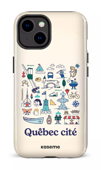 iPhone 14 MagSafe - Impact Case Québec illustré -