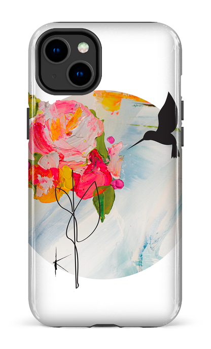 iPhone 14 Plus Tough Gloss Colibri par Kristine Girard -
