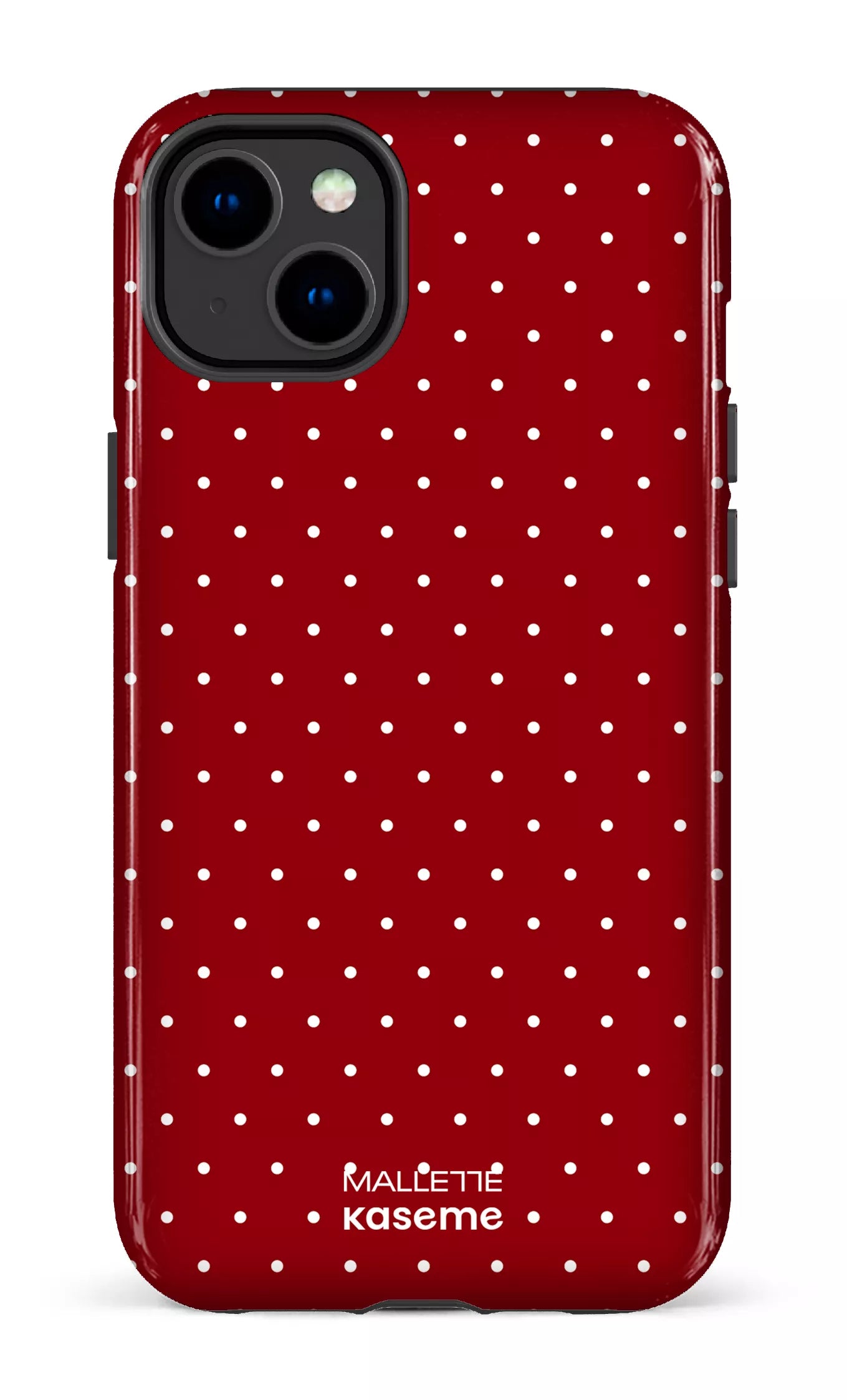 iPhone 14 Plus Tough Gloss Ditsy Rouge x Mallette -