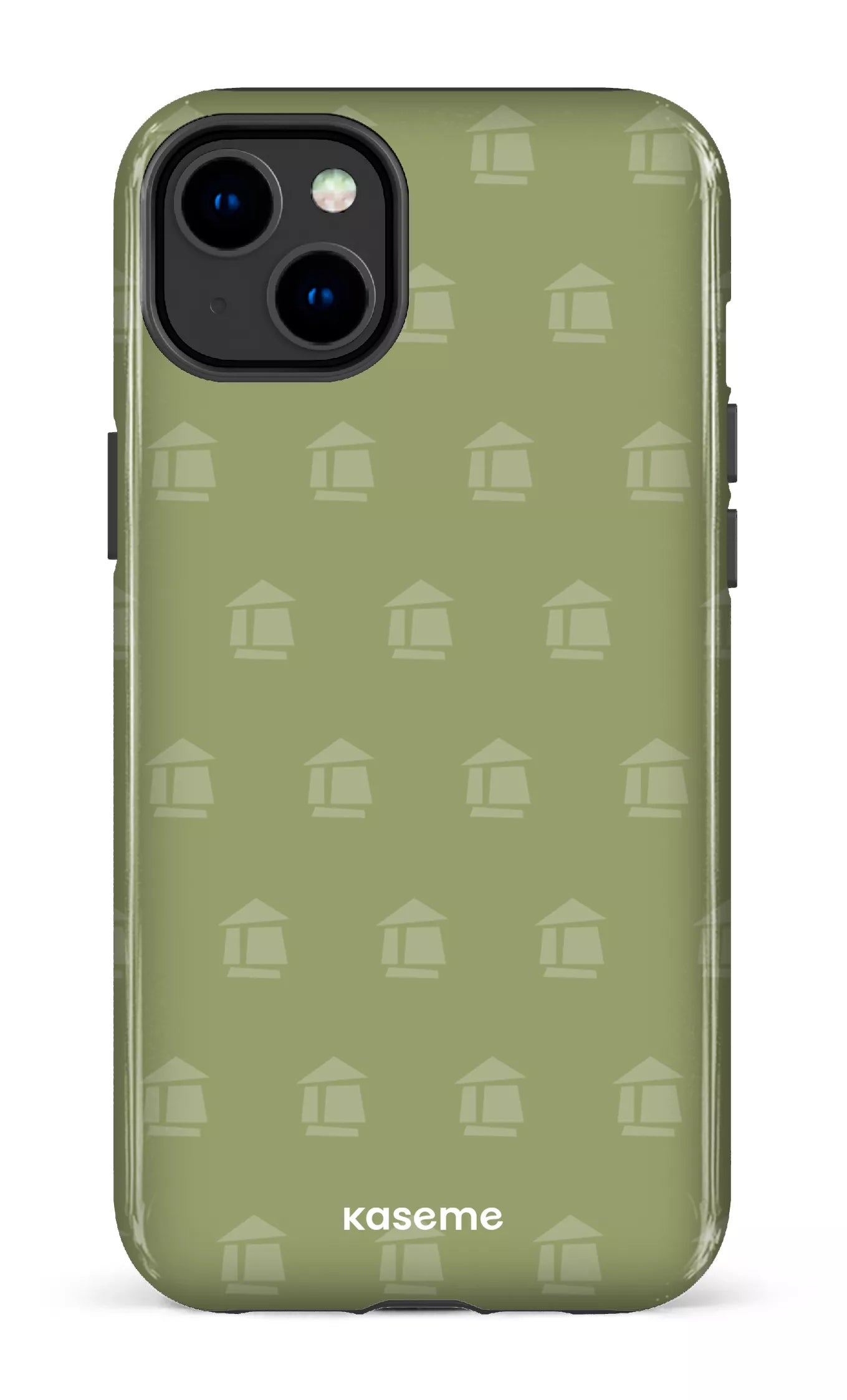 iPhone 14 Plus Tough Gloss Flordeco motif sauge -