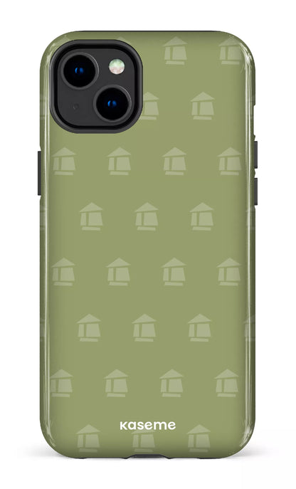 iPhone 14 Plus Tough Gloss Flordeco motif sauge -