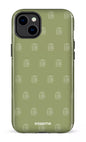 iPhone 14 Plus Tough Gloss Flordeco motif sauge -