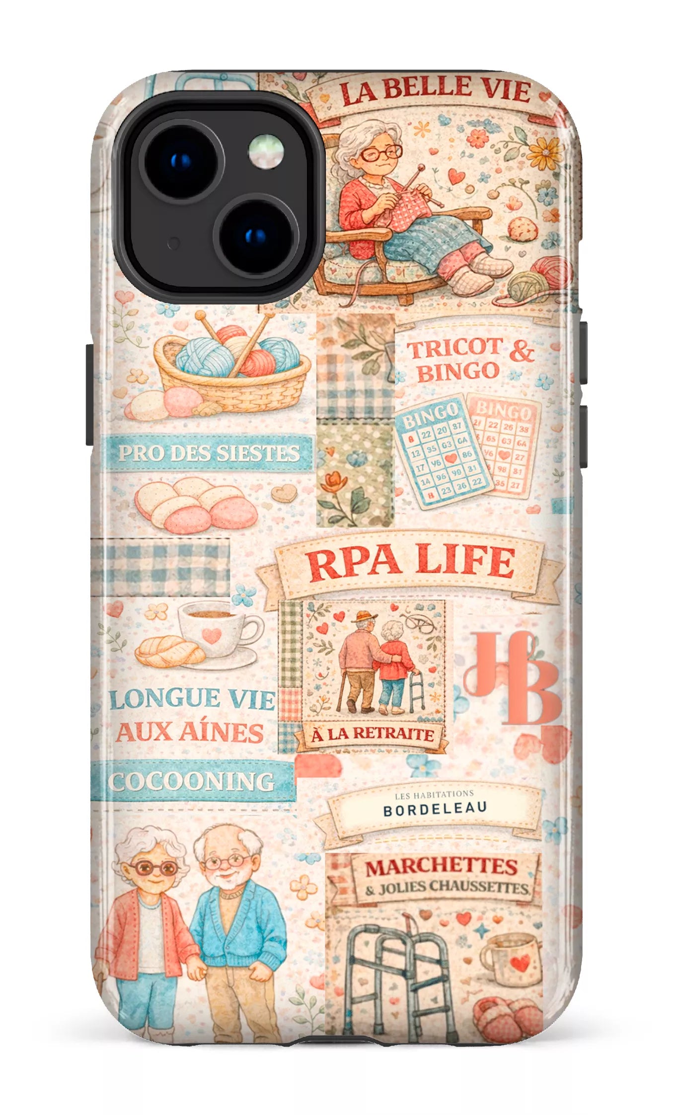 iPhone 14 Plus Tough Gloss HB Courtepointe -