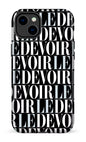 iPhone 14 Plus Tough Gloss Le Devoir — Gros logos -