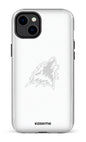 iPhone 14 Plus Tough Gloss Les Huskies Blanc -