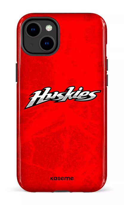iPhone 14 Plus Tough Gloss Les Huskies Rouge -