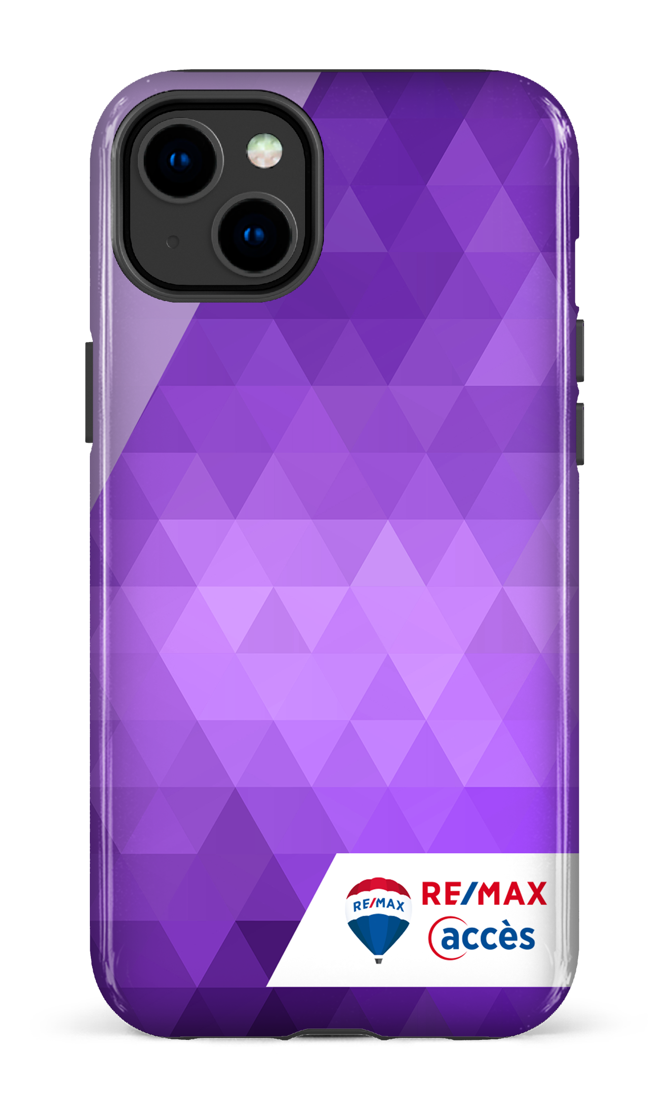 iPhone 14 Plus Tough Gloss Motif Triangle -