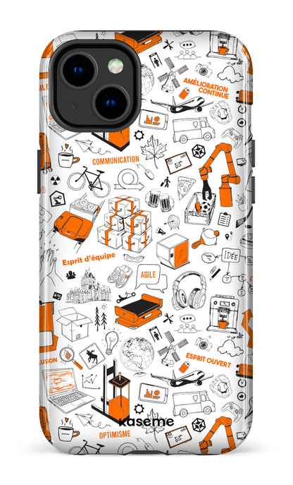 iPhone 14 Plus Tough Gloss Murale Vanderlande -