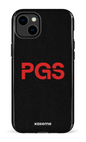iPhone 14 Plus Tough Gloss PGS Noir&Rouge -