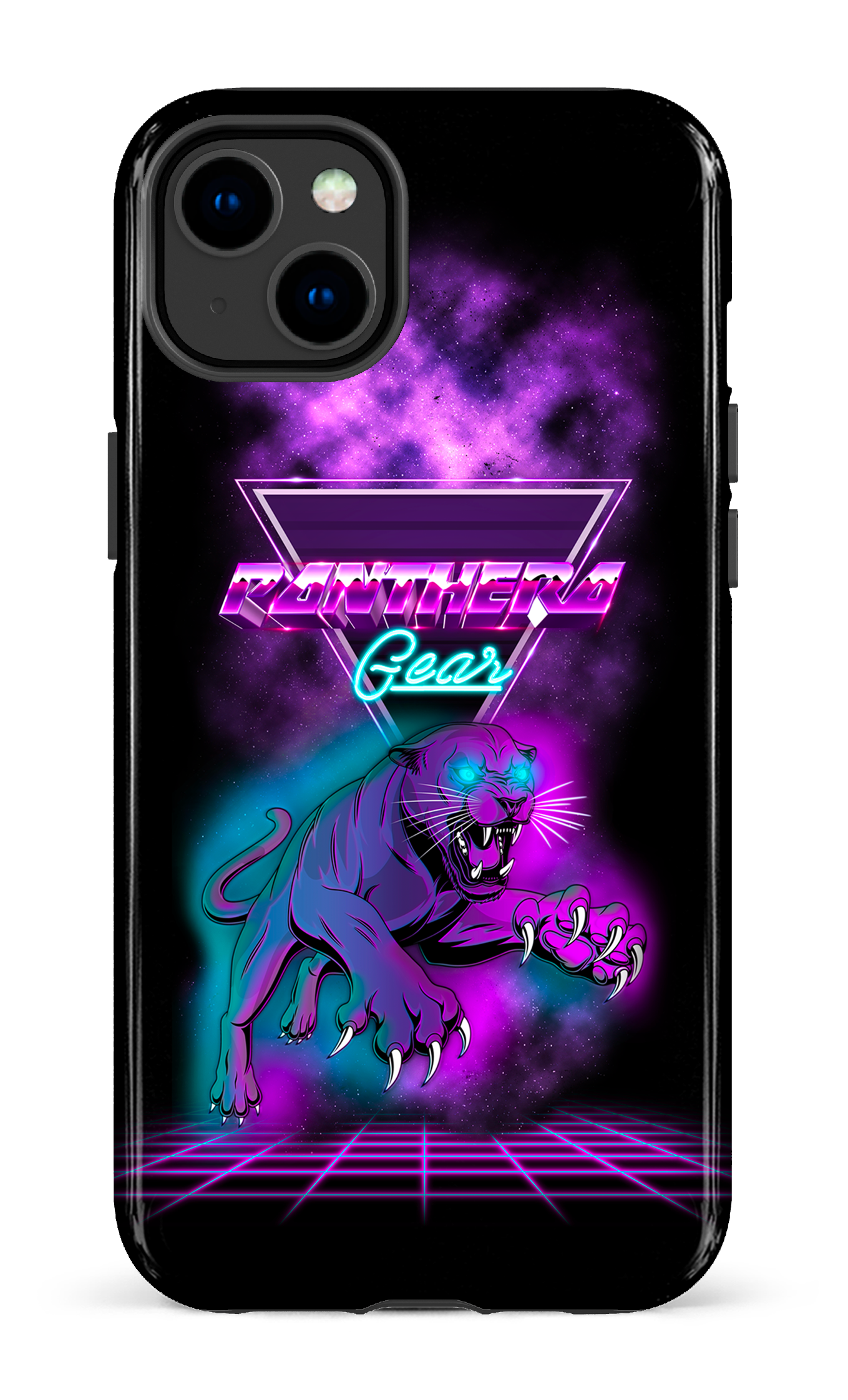 iPhone 14 Plus Tough Gloss Panthera 80's Noir -