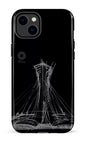 iPhone 14 Plus Tough Gloss Parc Olympique - Croquis Noir -