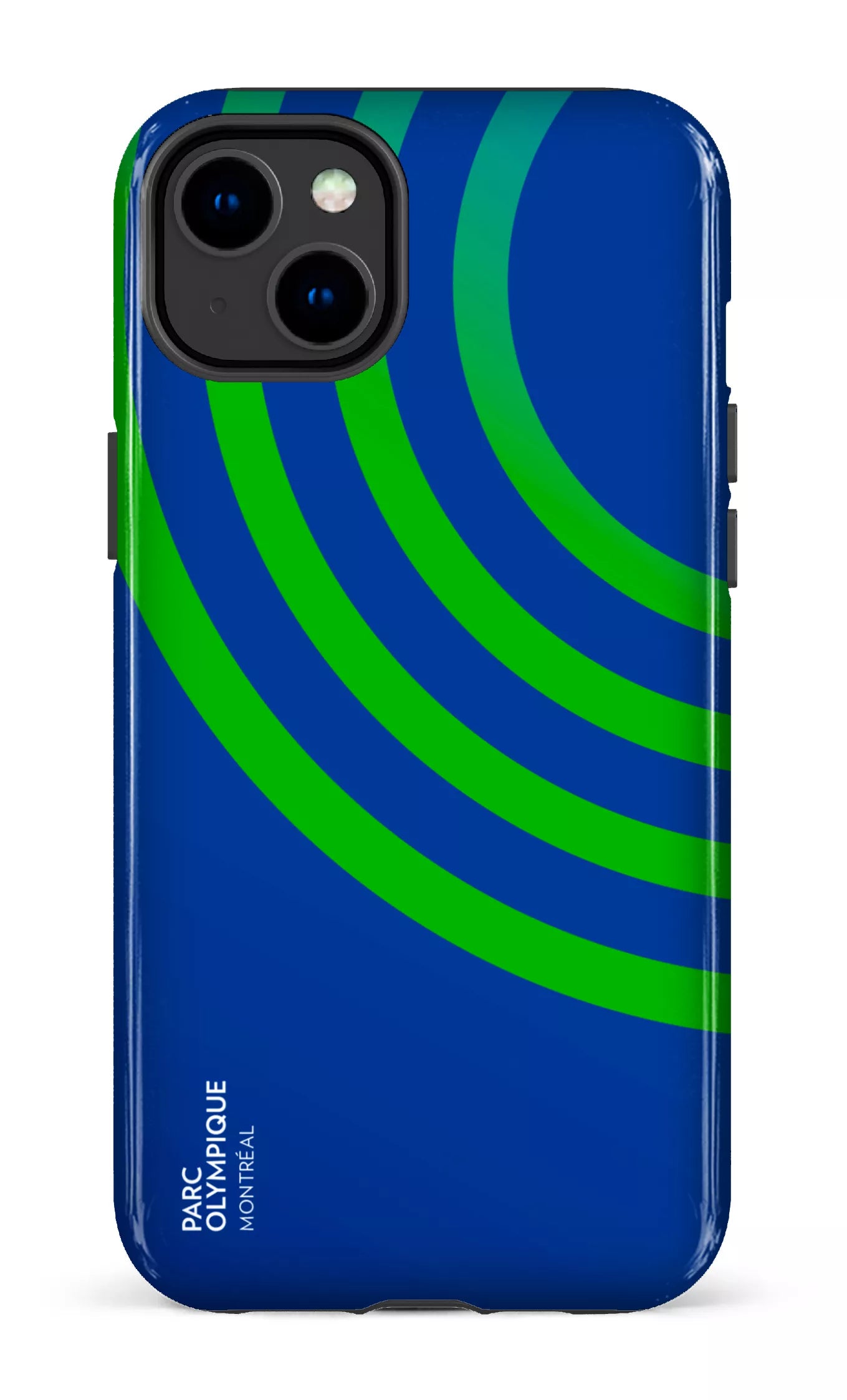 iPhone 14 Plus Tough Gloss Parc Olympique - Logo Bleu -