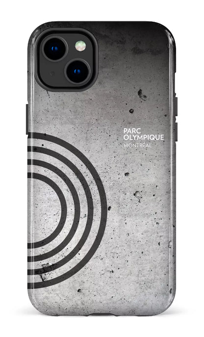 iPhone 14 Plus Tough Gloss Parc Olympique - Texture Béton -