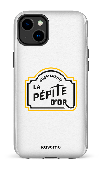 iPhone 14 Plus Tough Gloss Pépite Blanc -