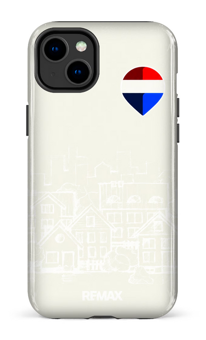 iPhone 14 Plus Tough Gloss Remax Sketch Beige -