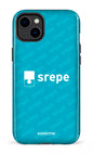 iPhone 14 Plus Tough Gloss SREPE Pattern Turquoise -