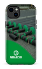 iPhone 14 Plus Tough Gloss Soleno tuyaux vert x vague -