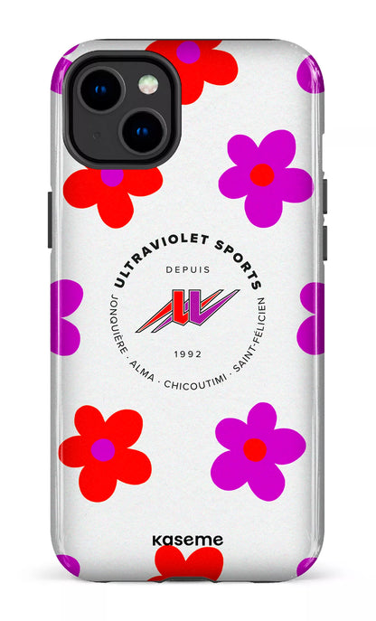 iPhone 14 Plus Tough Gloss UltraViolet Fleurs -