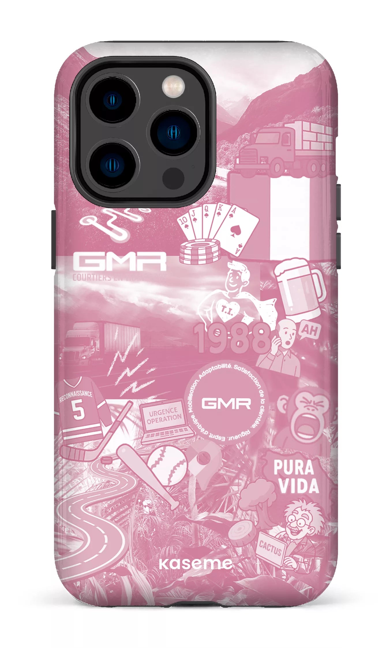 iPhone 14 Pro Max Tough GMR Collage Rose -