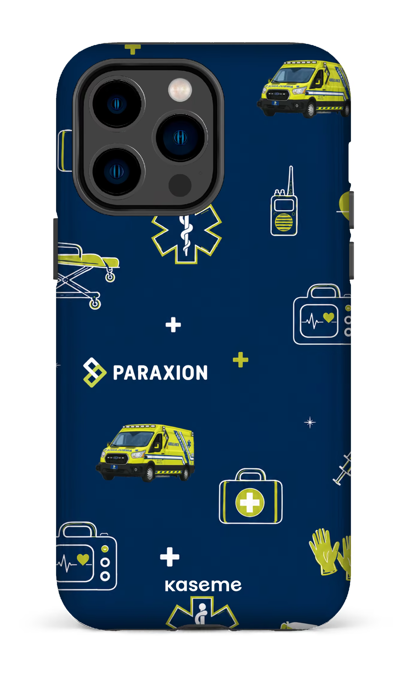 iPhone 14 Pro Max Tough Icônes bleu Paraxion -